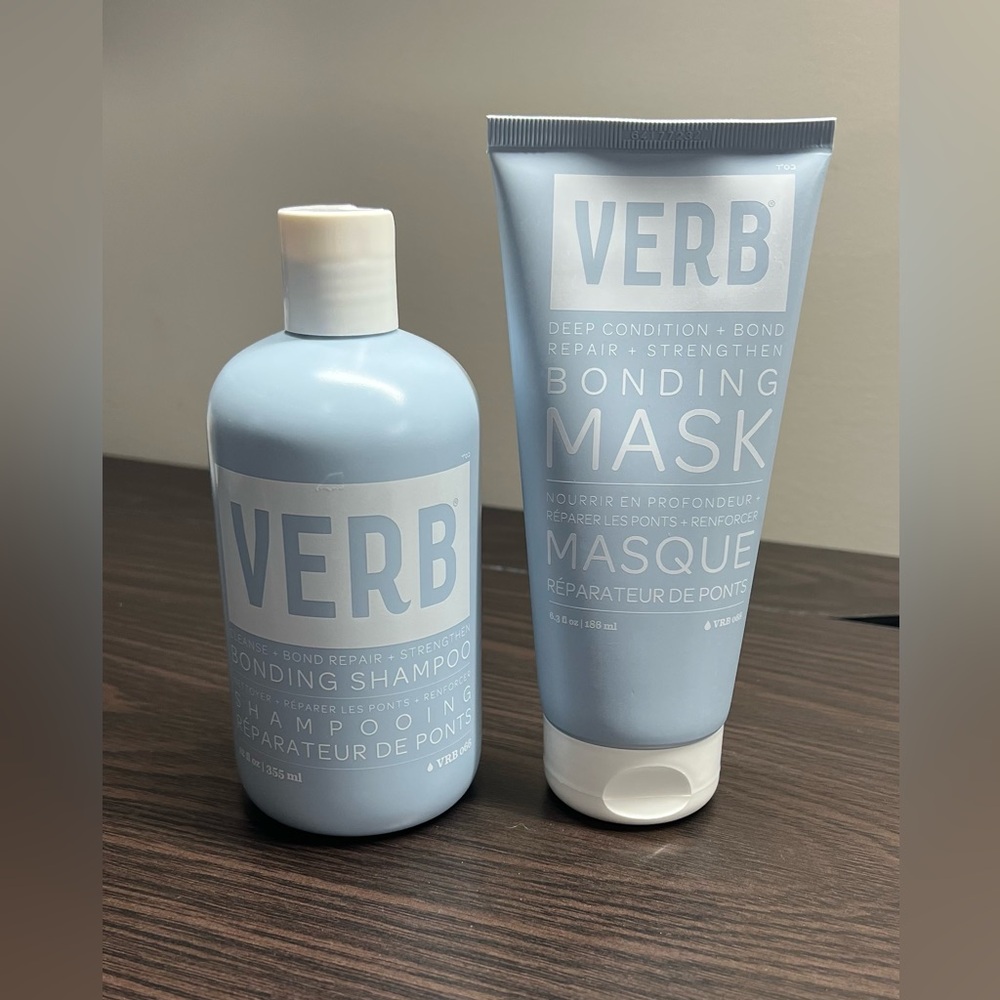 VERB Bonding Set Bonding Shampoo & Bonding Mask.